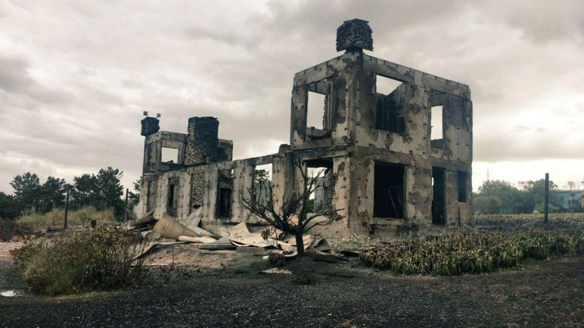 Incendio en la casa de Alan Faena en Uruguay
