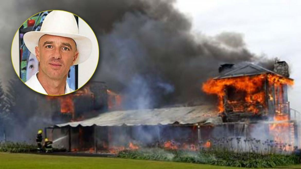 Incendio en la casa de Alan Faena en Uruguay