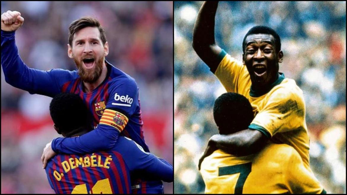 Lionel Messi y Pelé