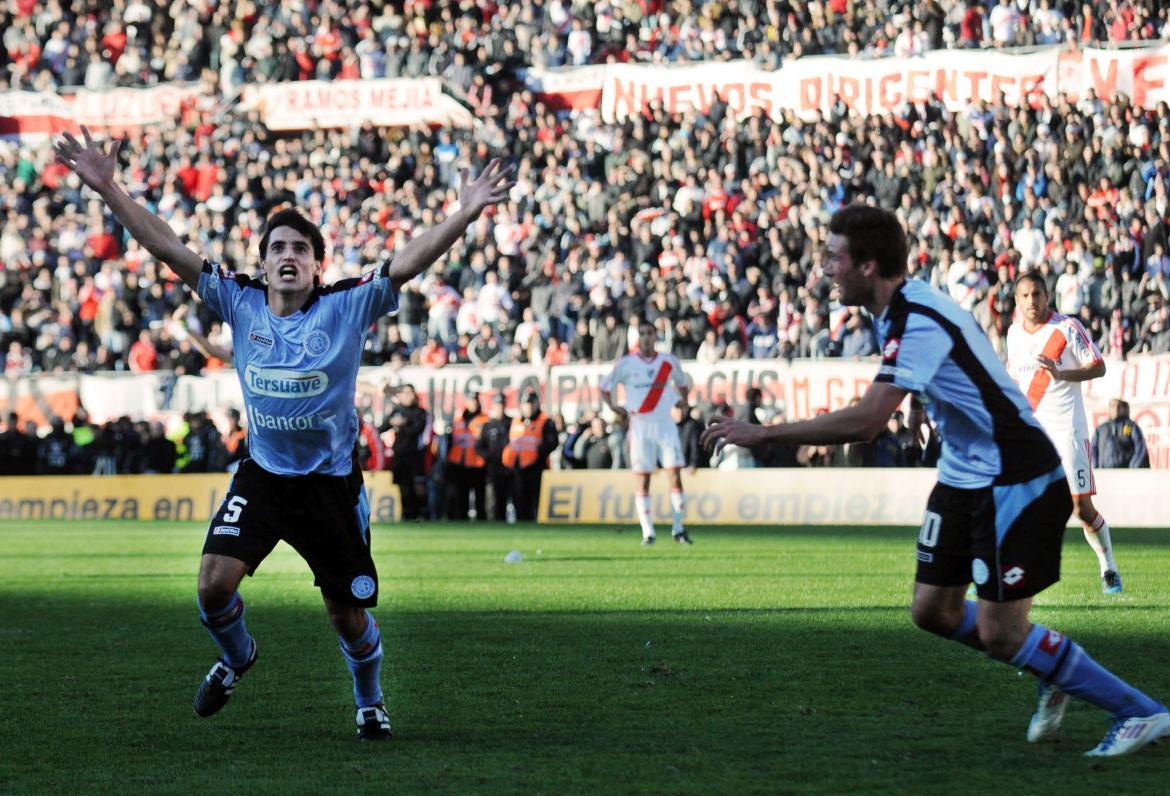 Gol de Farré en Belgrano para el descenso de River, AGENCIA NA