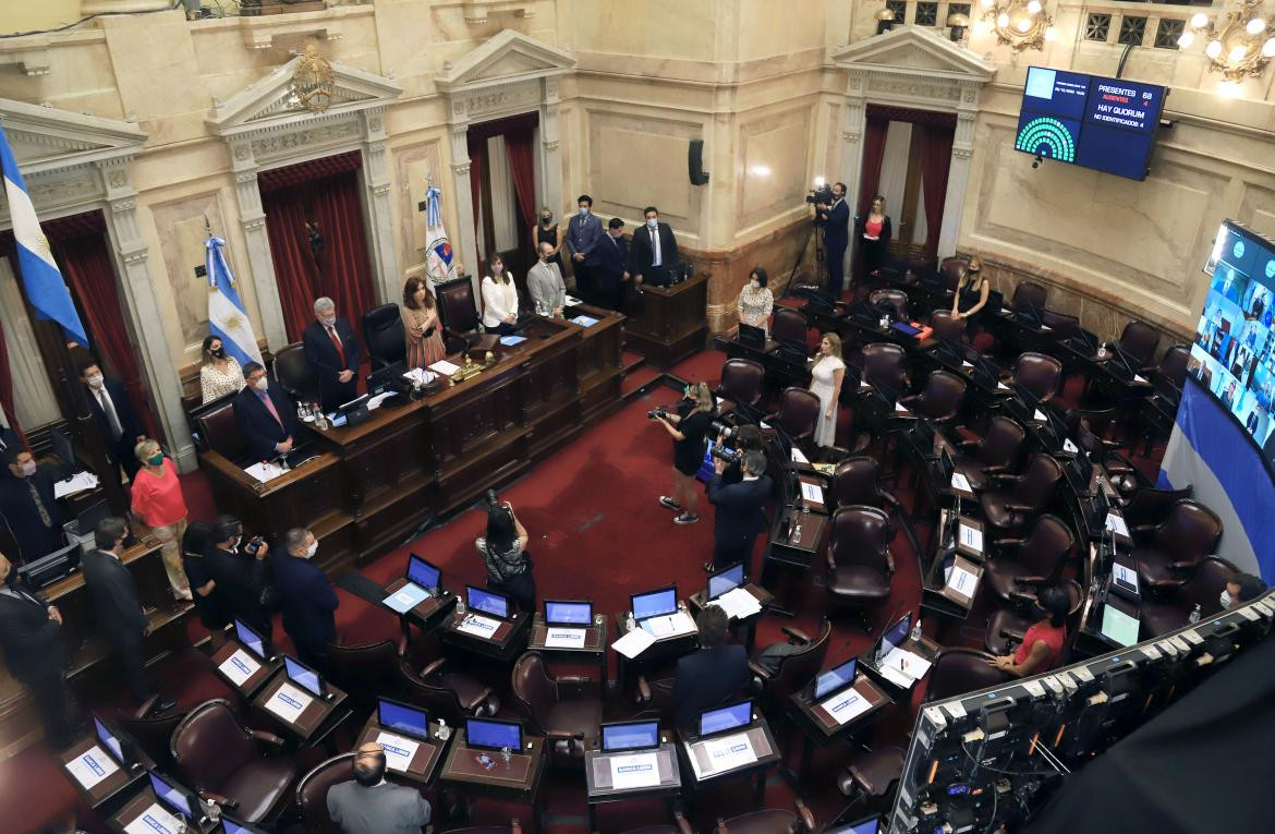 Debate en el Senado por la legalización del aborto, AGENCIA NA