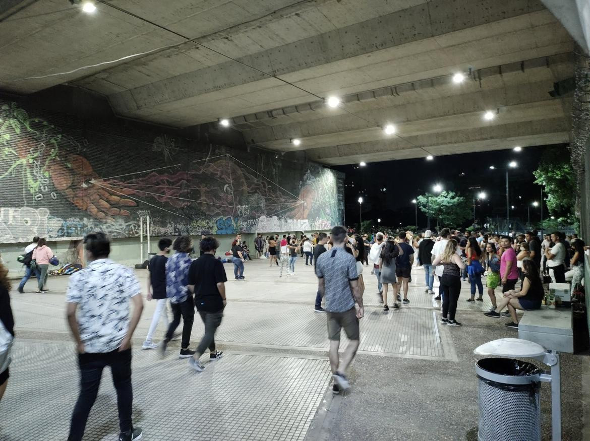 Festejo de Año Nuevo en Parque Chacabuco