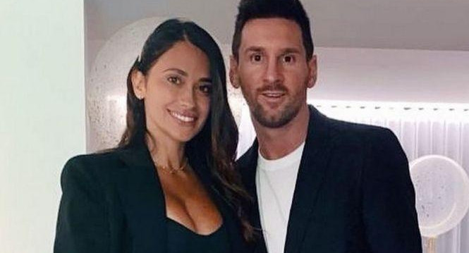 Messi y Antonella posteo en redes por año nuevo. Instagram