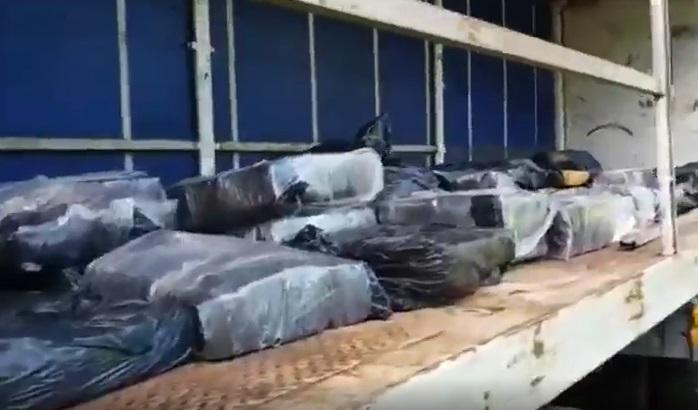 Operativo anti drogas en Misiones, marihuana, foto captura video de Twitter