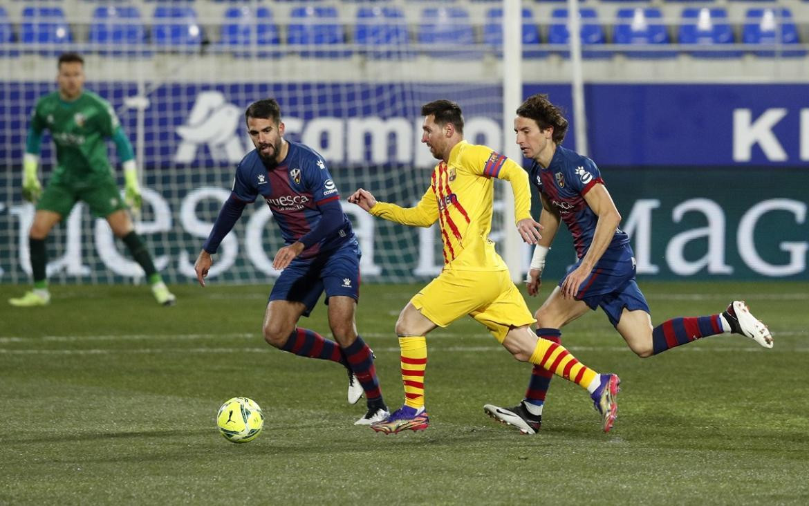 Barcelona, Huesca, fútbol de España, La Liga Santander, Lionel Messi, Foto: Reuters