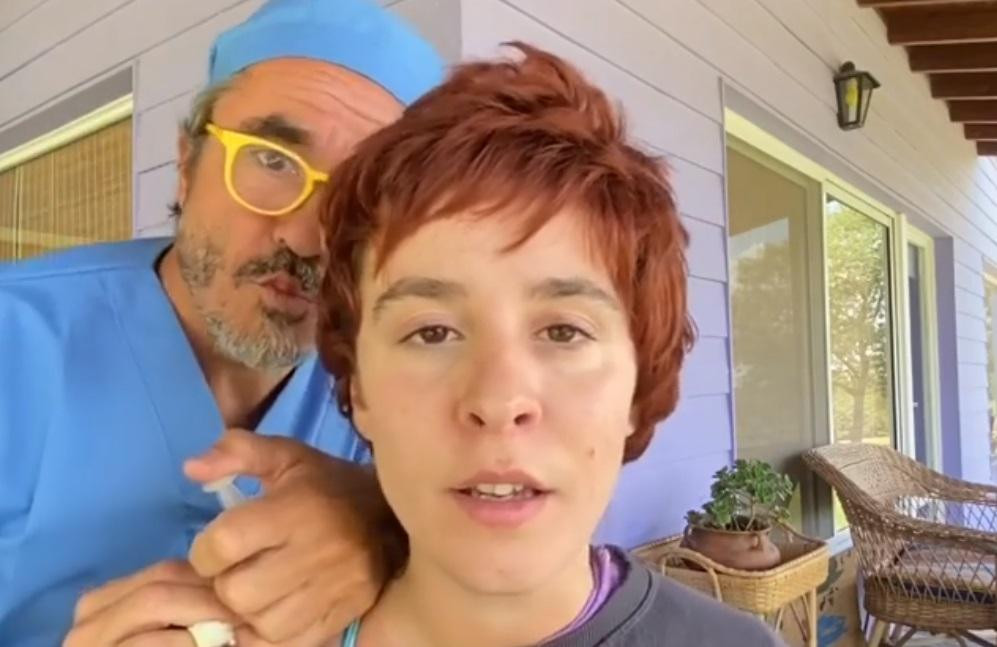 Pablo Granados y Mery Granados, video de las vacunas, INSTAGRAM