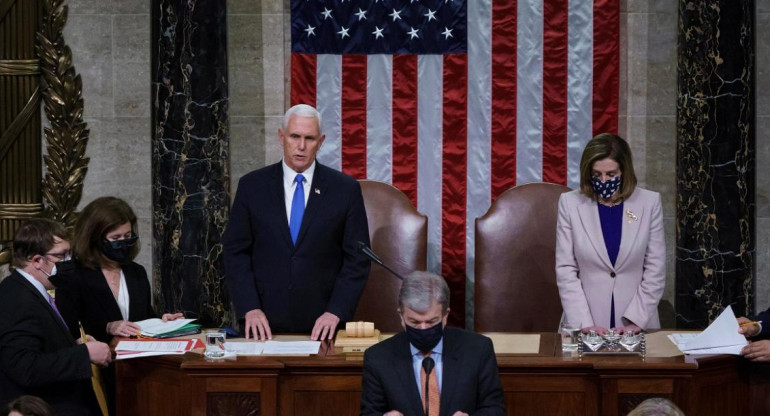 Mike Pence, Nancy Pelosi, Congreso de Estados Unidos, Foto Reuters