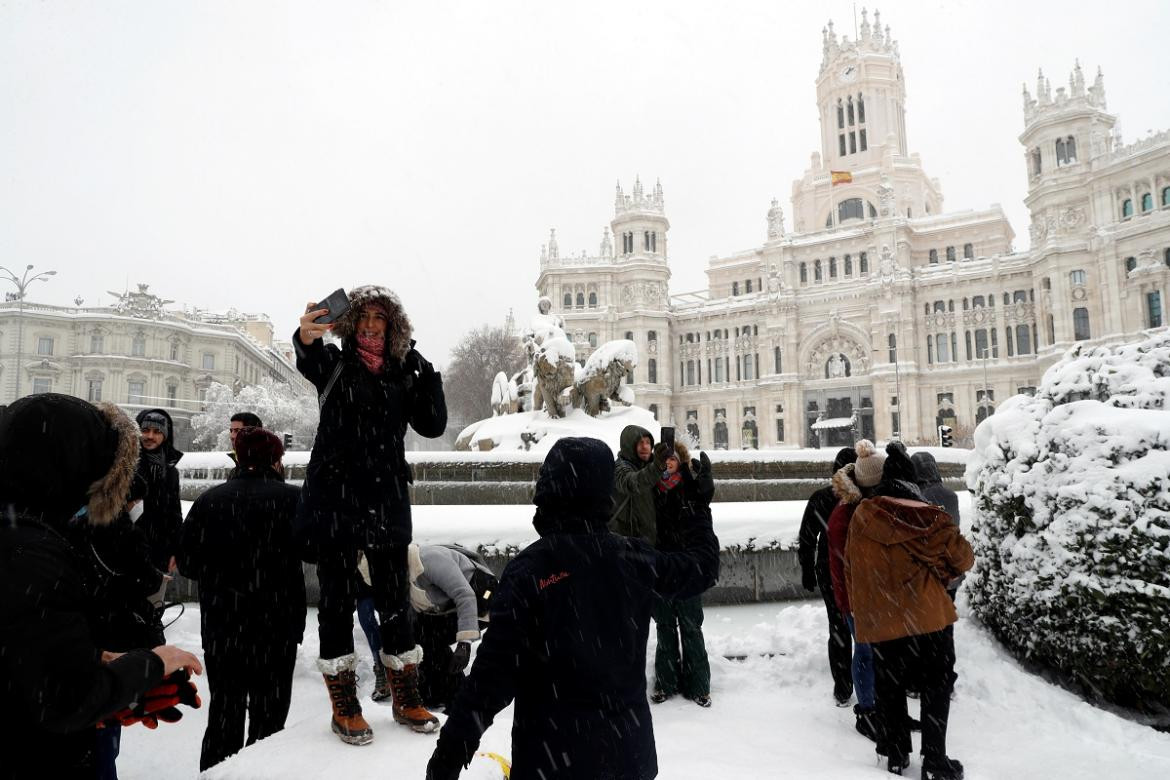 Reuters, Madrid, Nieve, España, Internacionales (Mundo)