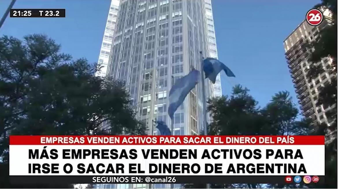 Argentina en liquidación, Informe de Canal 26