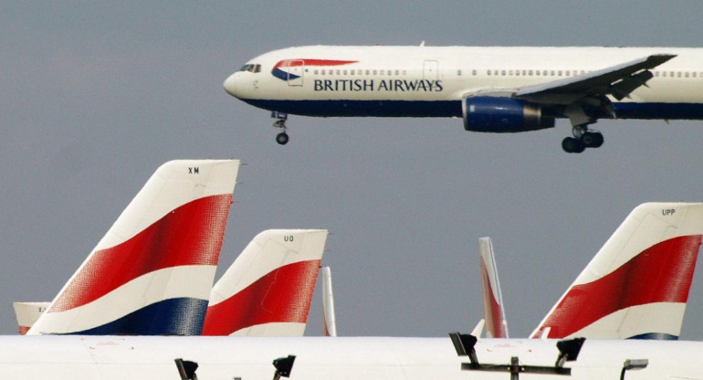 British Airways, aviones, empresas aéreas, Foto NA