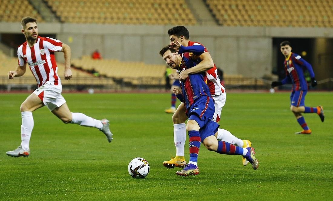 Barcelona vs. Athletic Bilbao, Lionel Messi, fútbol español. Foto Reuters