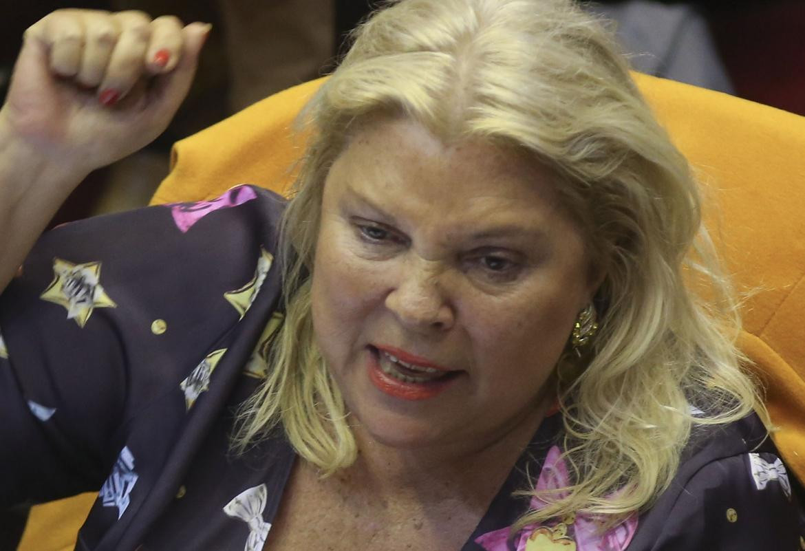 Elisa Carrió, Foto NA