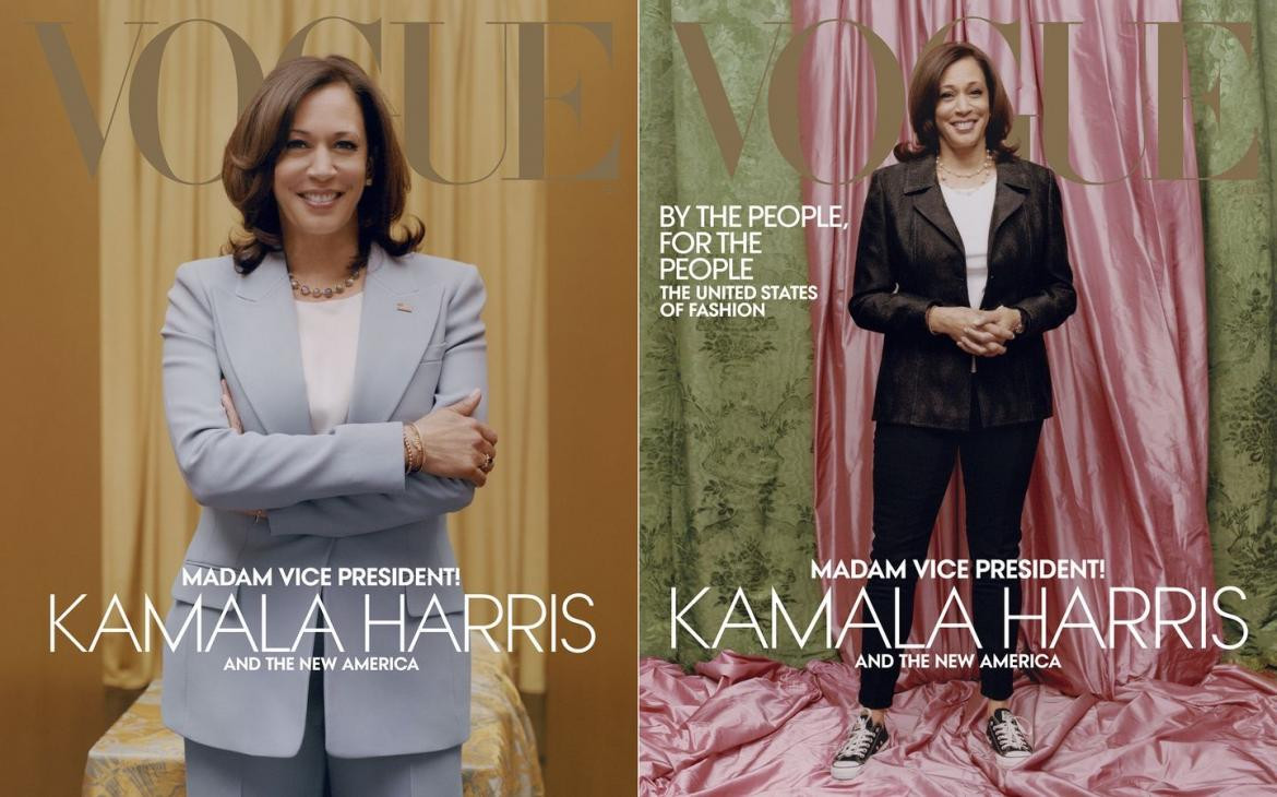 Kamala Harris en la tapa de Vogue