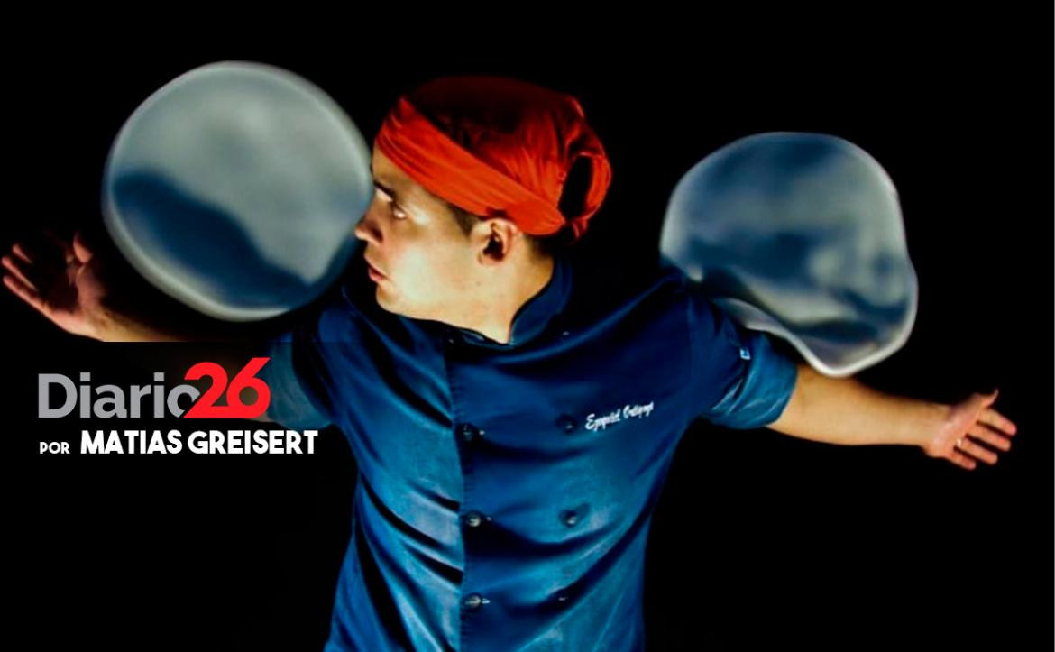 Ezequiel Ortigoza, campeón mundial de pizza freestyle 