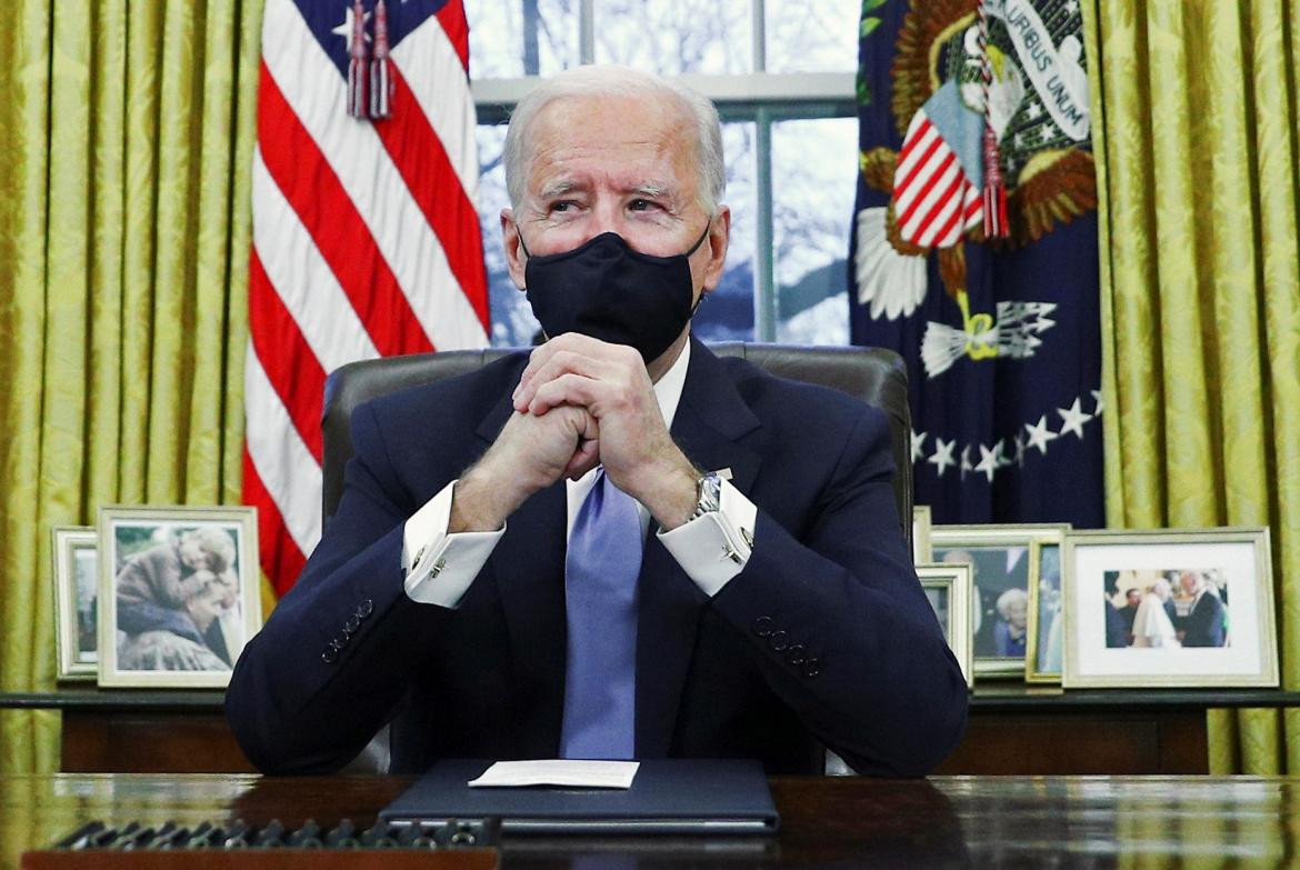 Joe Biden en la Casa Blanca, REUTERS