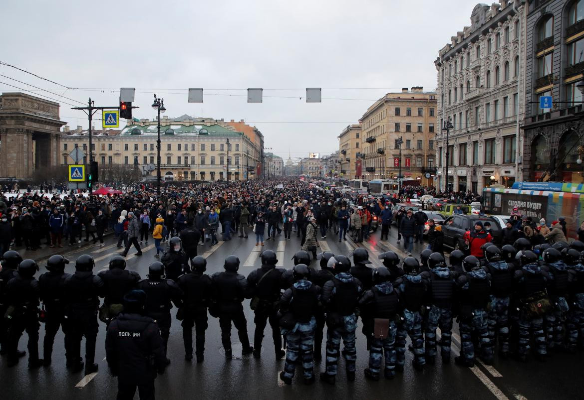 Incidentes en Rusia durante protestas contra Putin, REUTERS