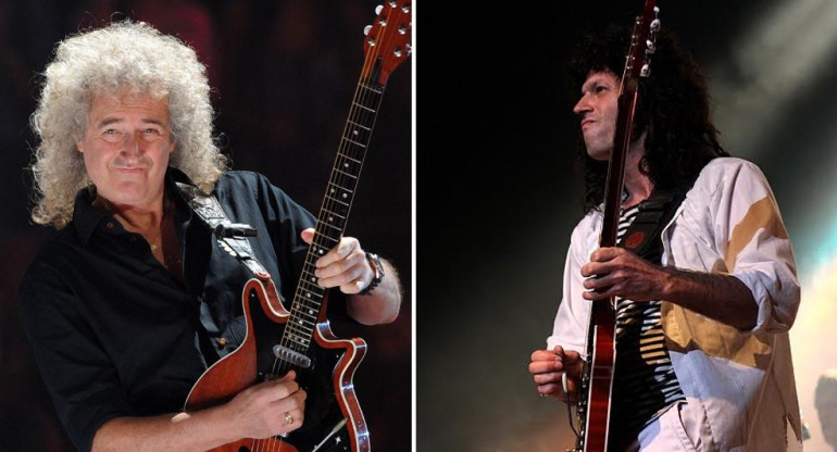 Brian May, guitarrista de Dios salve a la Reina, Queen, NA	