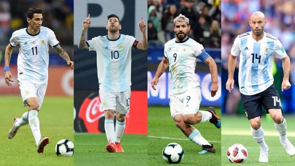 Di María, Messi, Agüero y Mascherano, mejor equipo de la década.