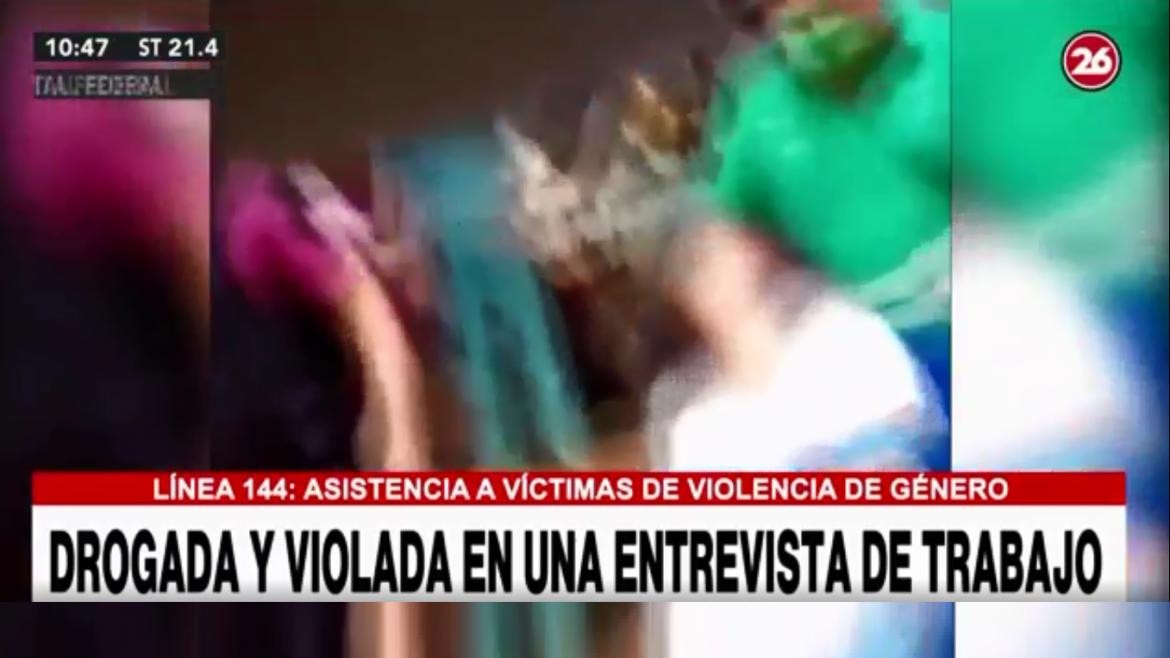 Venezolana drogada y violada, en entrevista laboral, así fue rescatada, video Canal 26