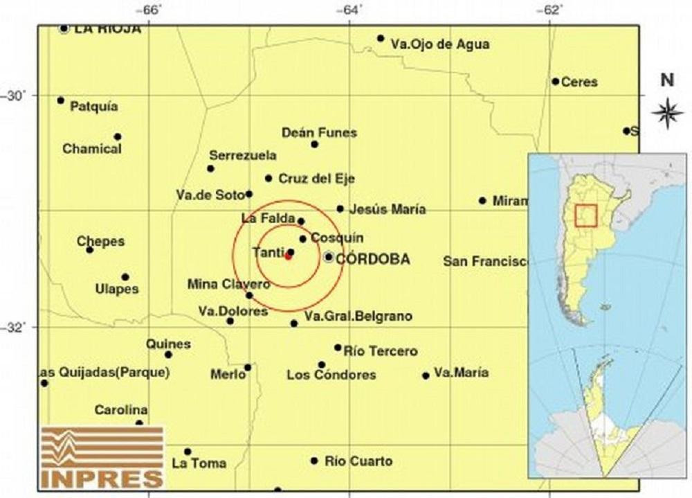 Sismo en Córdoba