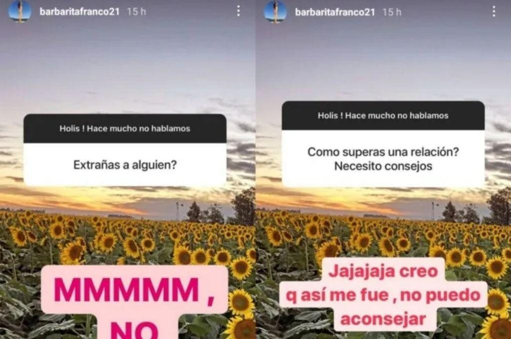 Barby Franco se quitará el chip de geolocalización que se puso con Fernando Burlando