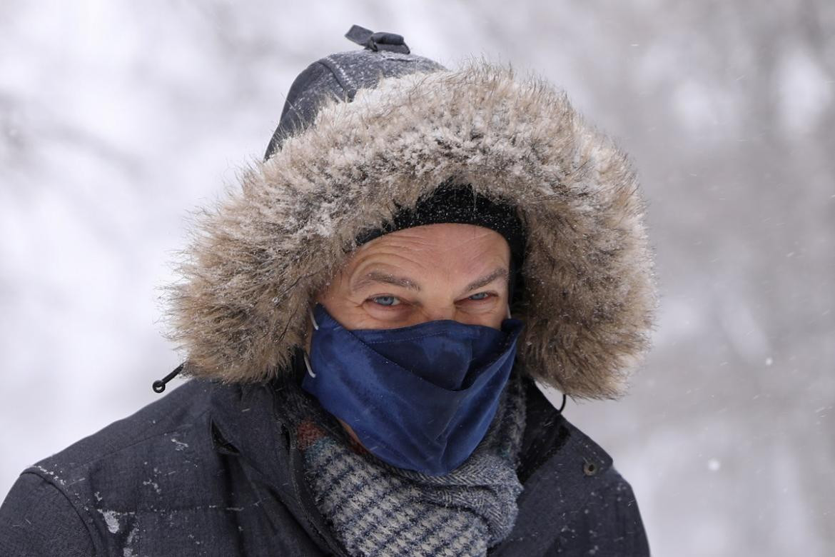 Nueva York bajo nieve, Reuters.