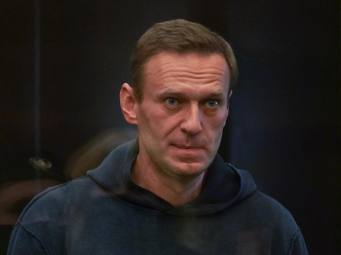 Alexei Navalny, en juicio en su contra, REUTERS