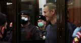 Alexei Navalny, en juicio en su contra, REUTERS