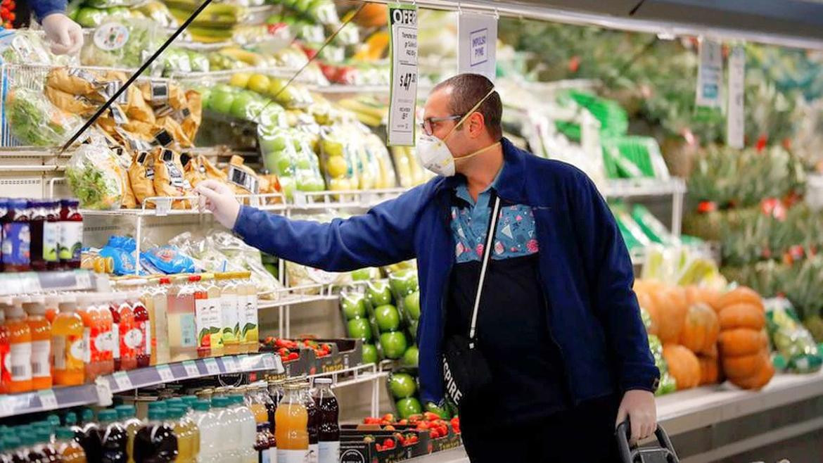 Compras en supermercados en cuarentena