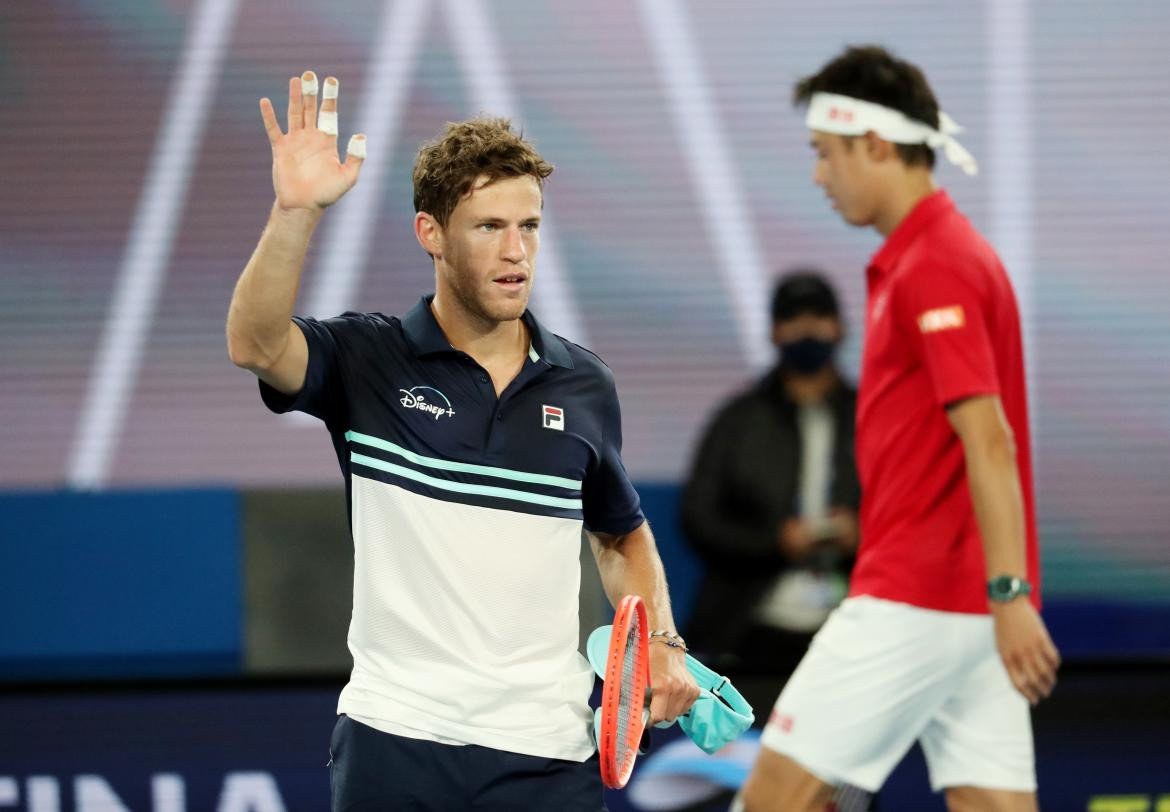 Diego Schwartzman en la ATP Cup, REUTERS