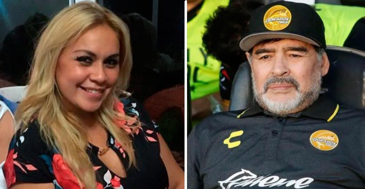 Diego Maradona y Verónica Ojeda