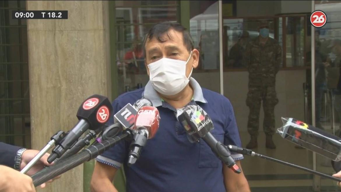 Padre del nene baleado en supermercado chino de General Rodríguez, Video Canal 26