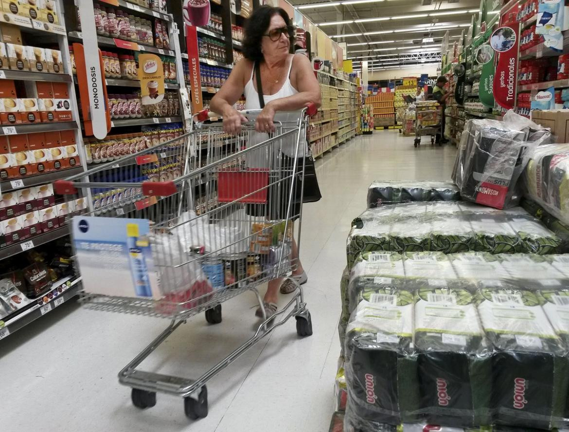 Supermercado, canasta básica de alimentos, consumo, inflación, Foto NA