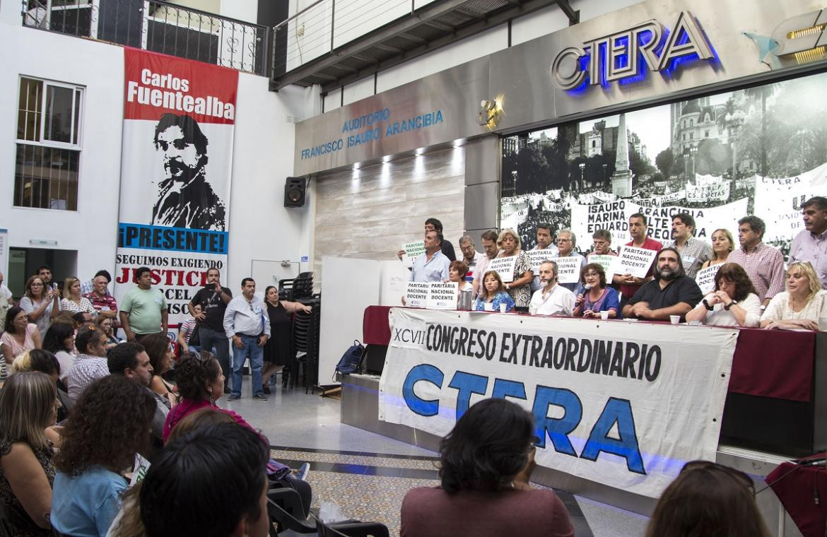 CTERA, paritaria docente, reclamo de docentes, NA