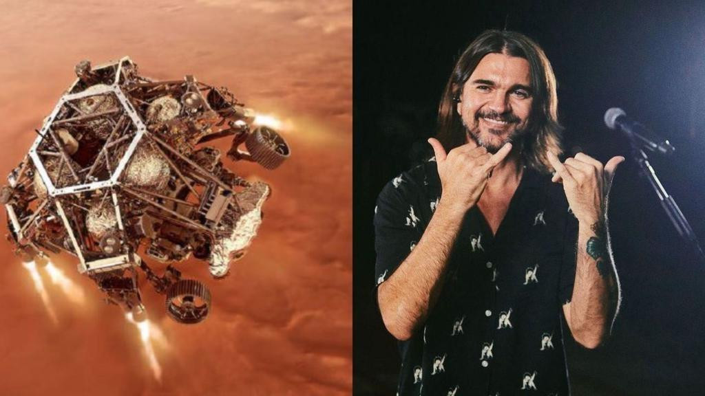 Juanes cantante invitado por NASA para el aterrizaje en Marte