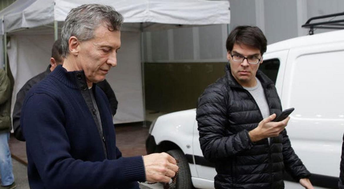 Mauricio Macri y Darío Nieto