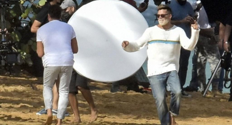 Ricky Martin y Carlos Vives grabaron su nuevo videoclip en Puerto Rico