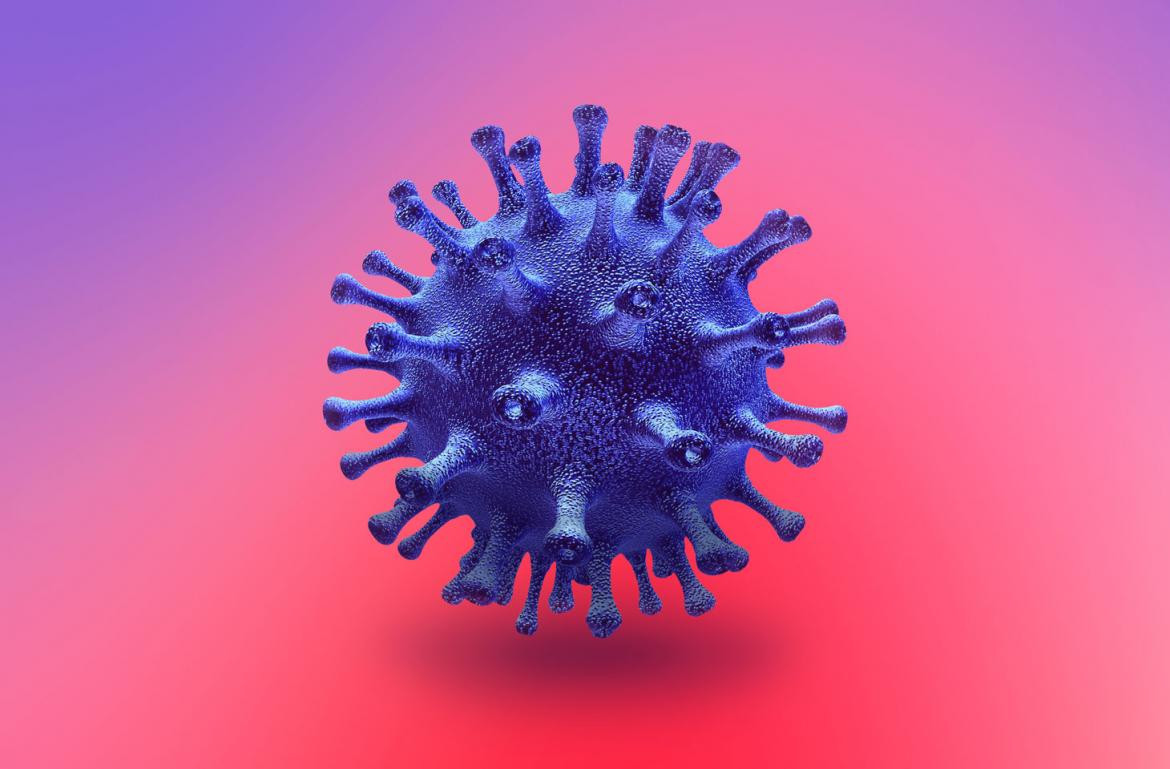 Coronavirus en el mundo, foto artística