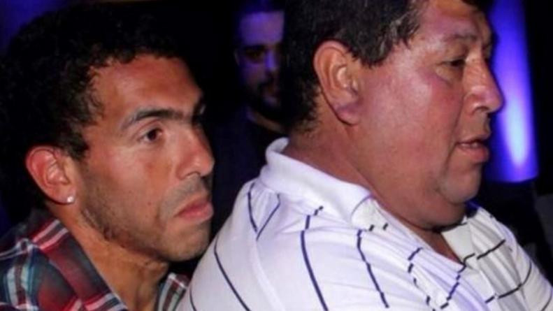 Carlos Tevez y su padre, Segundo Tevez