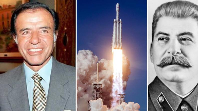 Menem, SpaceX, Stalin