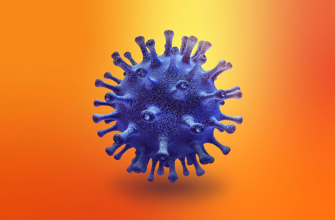 Coronavirus en el mundo, foto artística