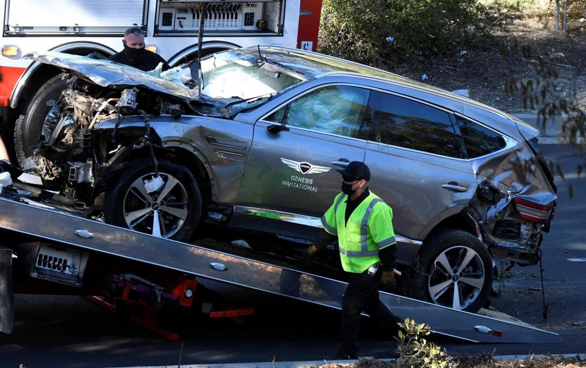 Accidente de Tiger Woods, Reuters.