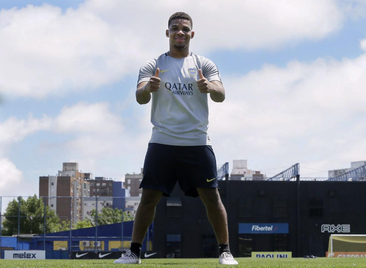 El colombiano Frank Fabra, jugador de Boca Juniors