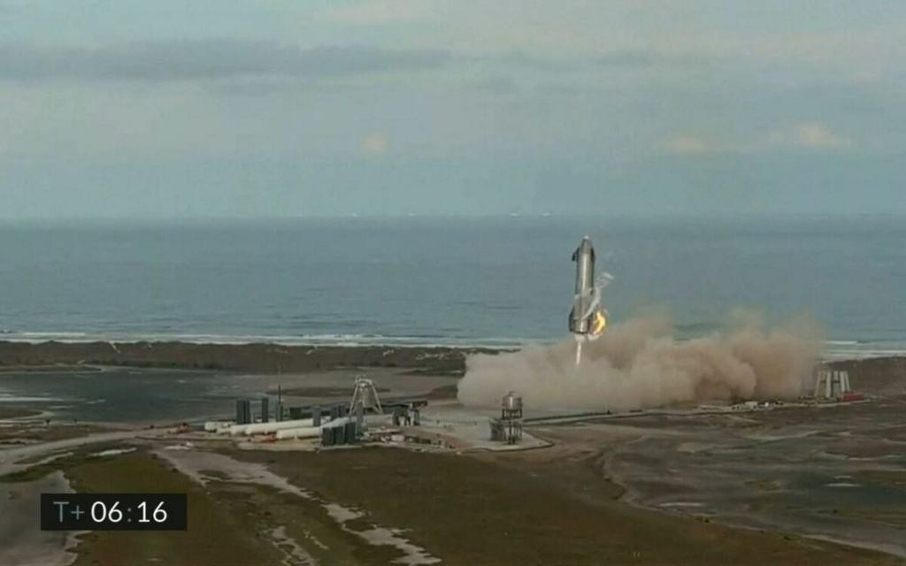 El prototipo de cohete de SpaceX explotó a poco de aterrizar, NA