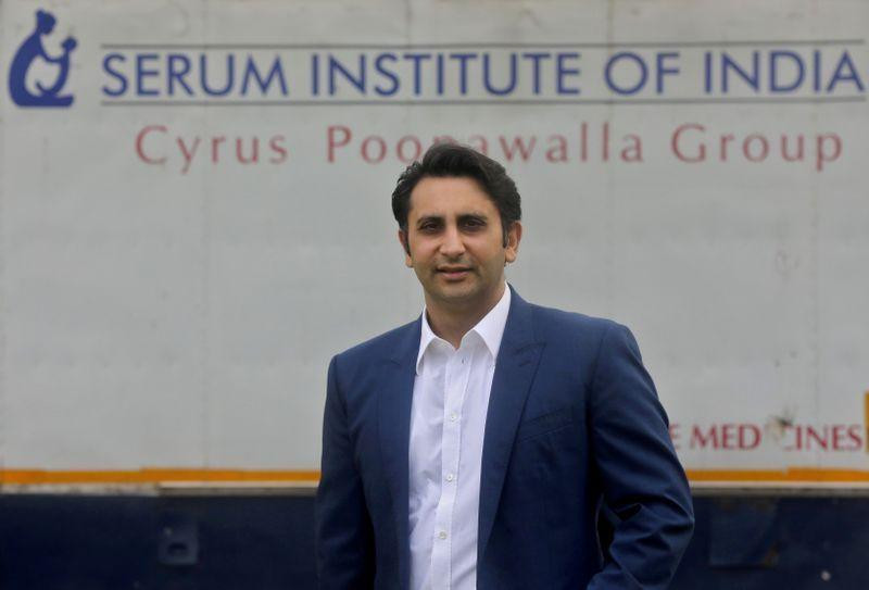 Adar Poonawalla, presidente ejecutivo del Instituto Serum de India (SII)