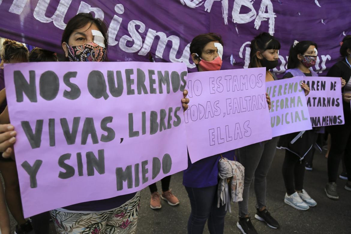 Día de la mujer, Ni una menos, marcha, NA