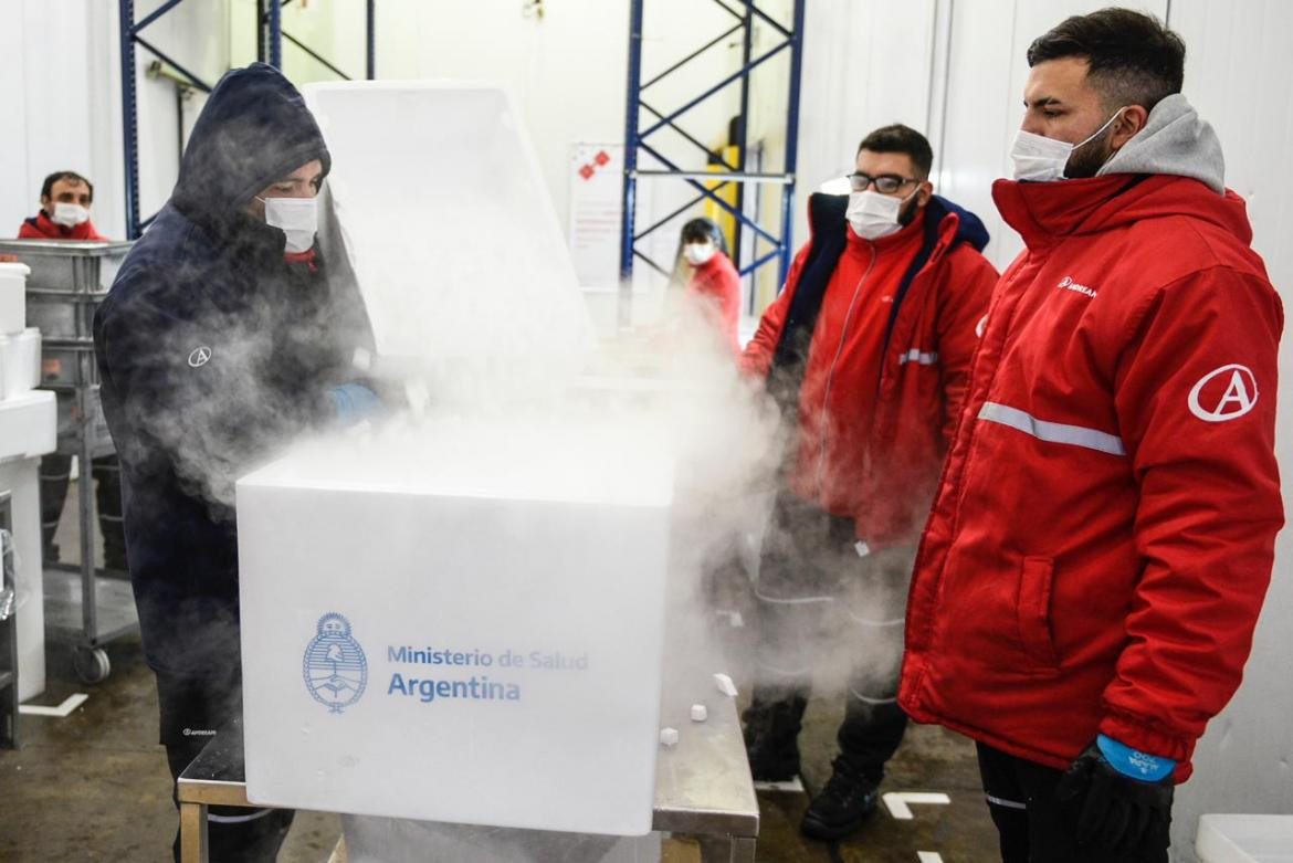 Vacuna rusa Sputnik V contra coronavirus, distribución, Foto Presidencia de la Nación