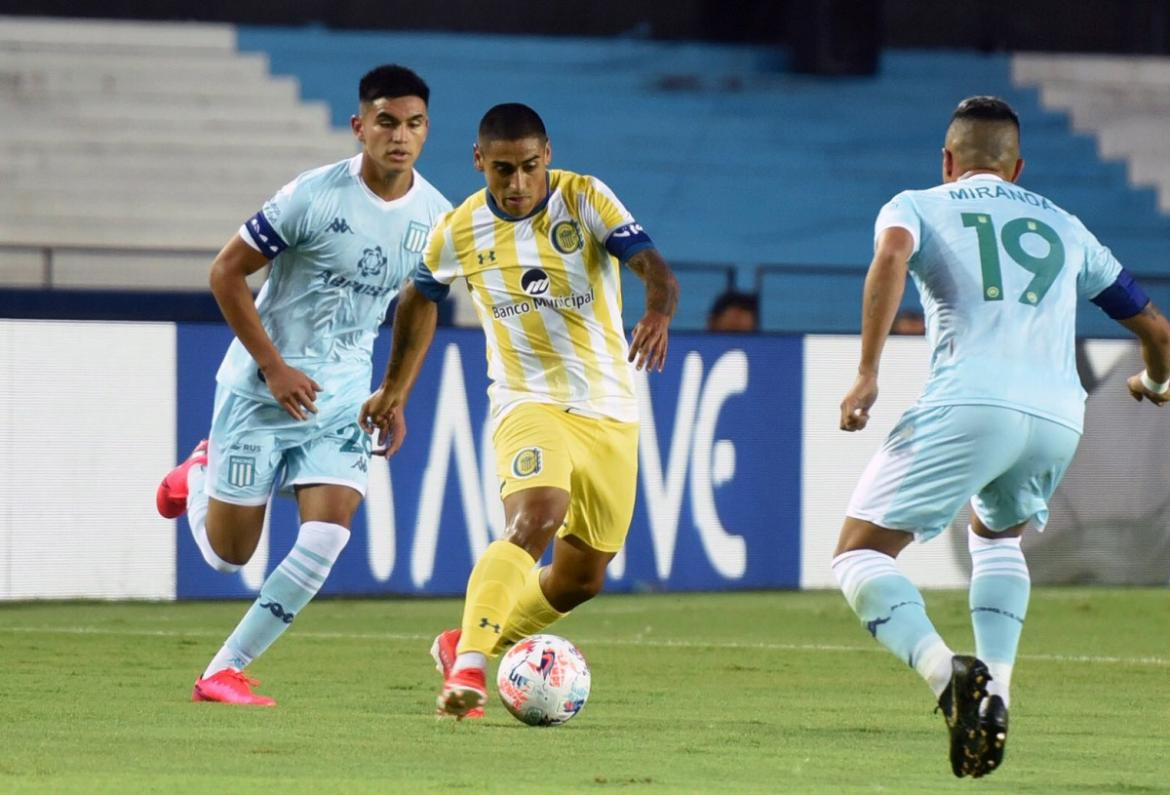 Racing Club vs Rosario Central, fútbol argentino, NA.