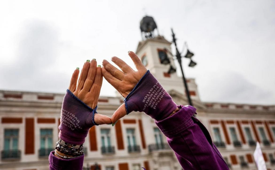 Dia Internacional de la Mujer en Madrid, Reuters.