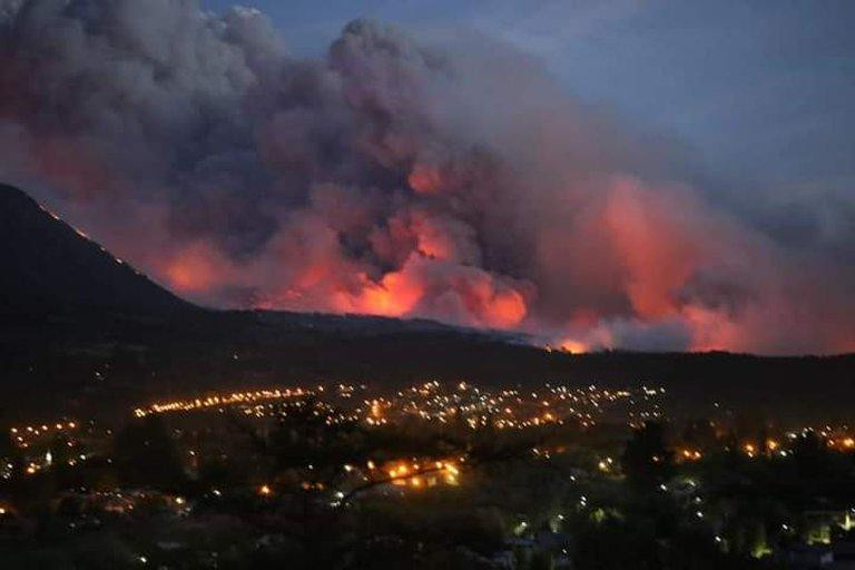 Incendios en la Patagonia